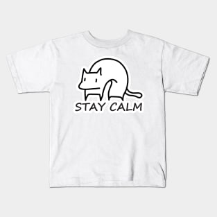 Lazycat Mashumaro - STAK CALM Kids T-Shirt